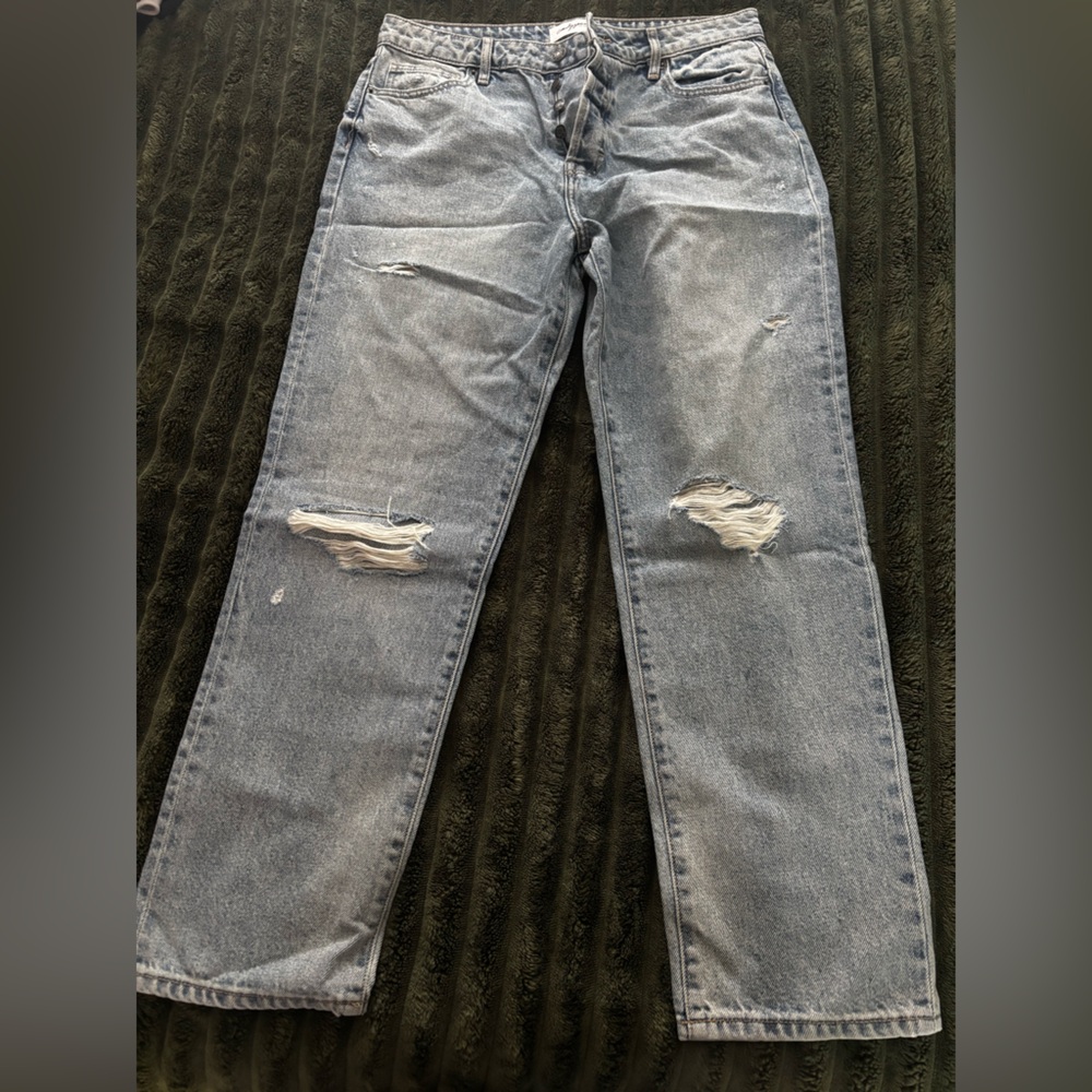 Carly Jean Los Angeles High Rise Light Wash Jeans